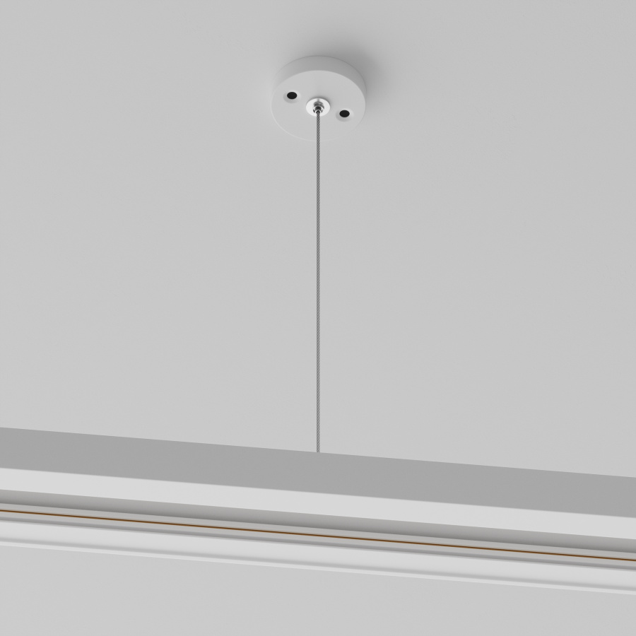 Подвес тросовый 1 шт. Unity белый для накладной трековой системы Technical TRA001CW-11W