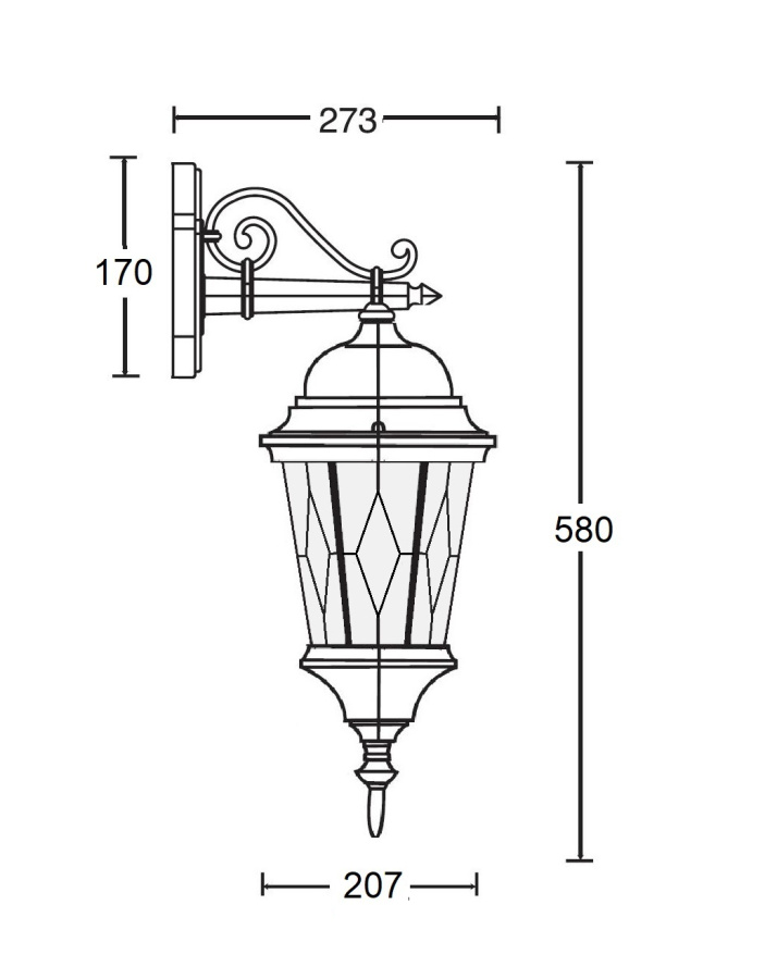 Настенный светильник 91402M 02 Gw cover ромб