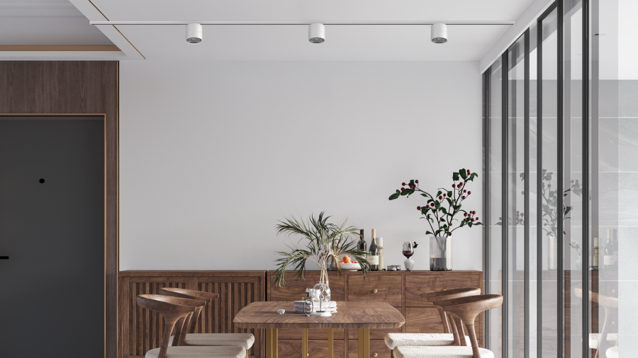 Светильник Lumker RINK, Белый, 4000К, R-TR-WH-NW-DIM