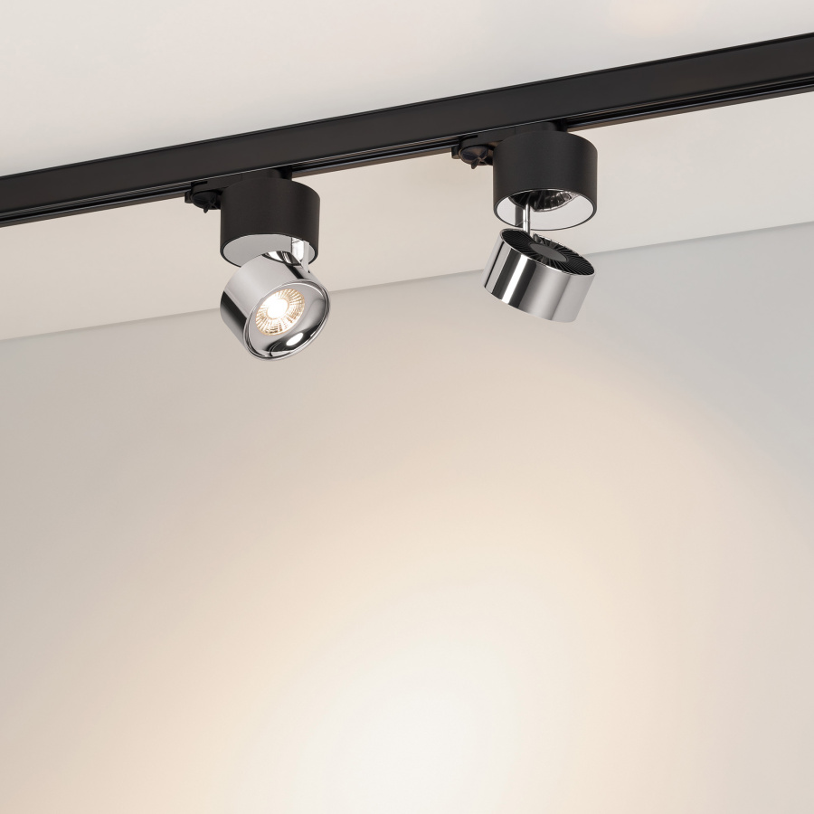 Светильник SP-PLURIO-TRACK-4TR-R77-9W Day4000 (BK-CHR, 36 deg, 230V) (Arlight, IP20 Металл, 3 года)
