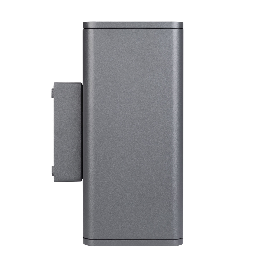 Светильник LGD-EVO-WALL-TWIN-S100x100-2x12W Warm3000 (GR, 44 deg, 230V) (Arlight, IP54 Металл, 3 года)