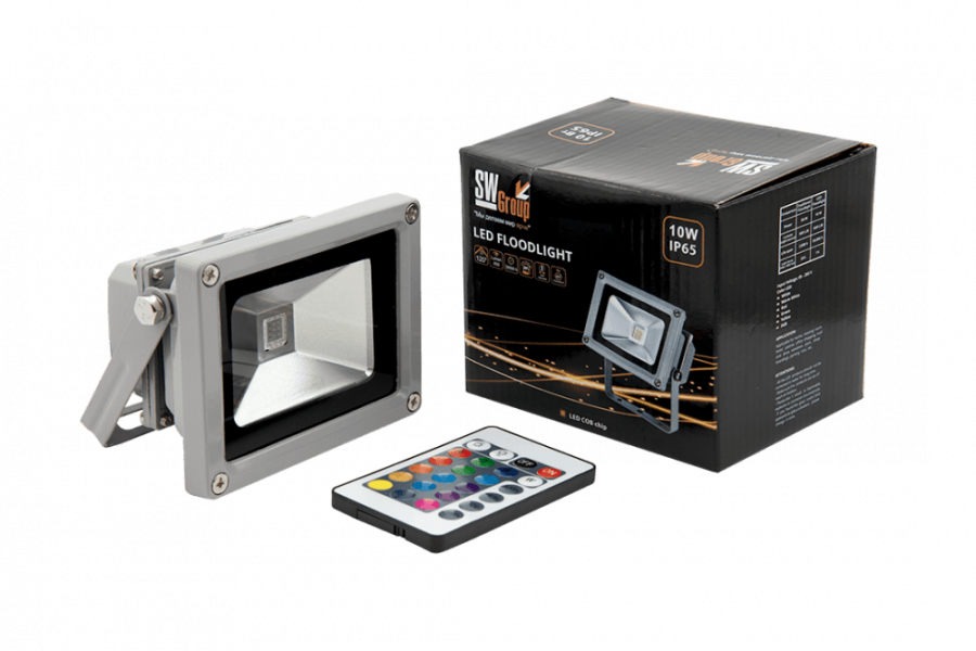 Прожектор светодиодный COB RGB, FL-COB-10-RGB