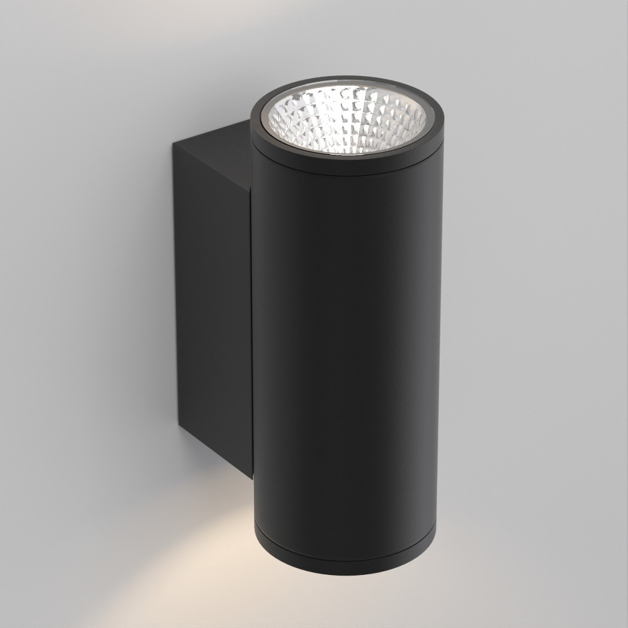 Светильник LGD-FORMA-WALL-TWIN-R90-2x12W Warm3000 (BK, 44 deg, 230V) (Arlight, IP54 Металл, 3 года)