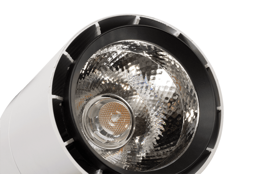 Светильник трековый однофазный TL58, Ч/Б, 30Вт, 2500-3500K