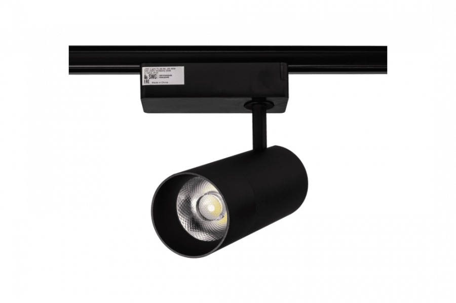 Светильник трековый однофазный TL28, Черный, 20Вт, 3000K