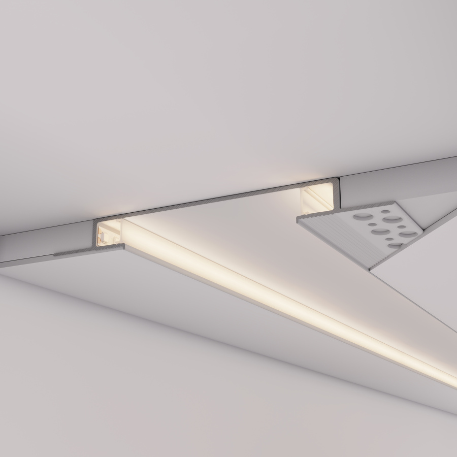 Профиль FANTOM-W75-DUAL-2000 WHITE (Arlight, Алюминий)