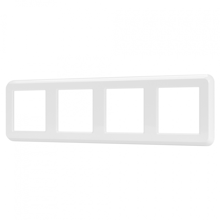 Рамка пластиковая FRM-VERSA-PL-4-WH (Arlight, -)