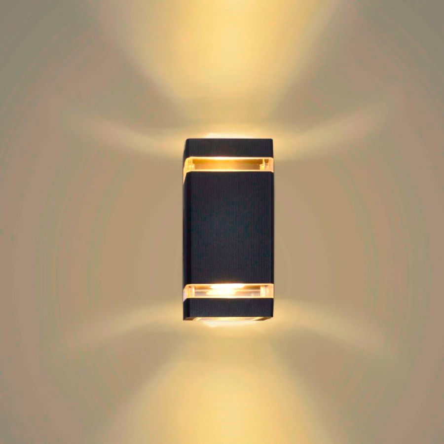 Светильник  WC2118 наcтенный 220V GU-10 IP65 Цвет: темно серый