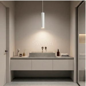 Светильник LED «Цилиндр», HB1525 15W 3CCT h=25см d=5,5см IP20 белый