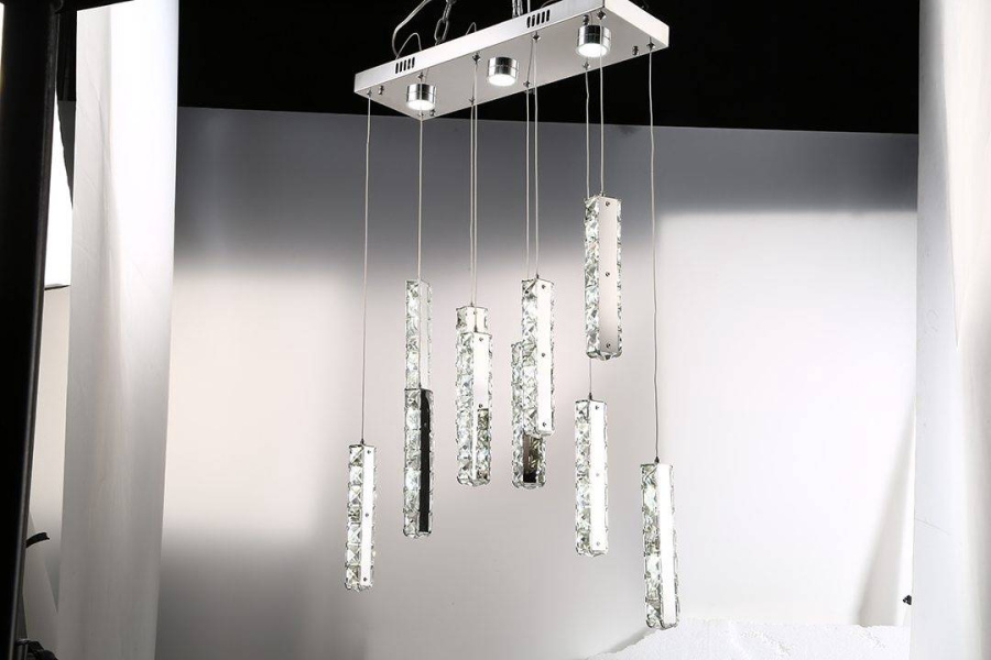 Люстра светодиодная хрустальная DW-8750-10