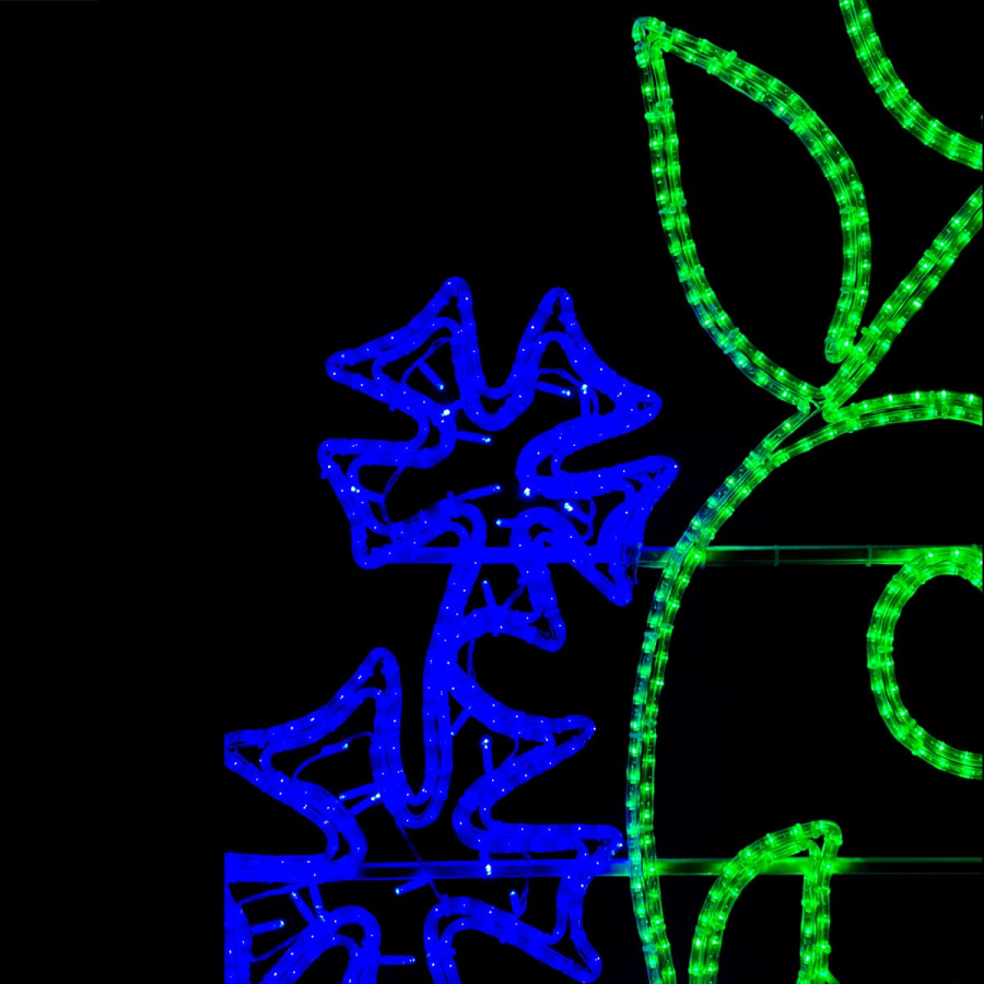 Светодиодная Консоль «Васильки» 100 х 250 см, Разноцветная, 220В