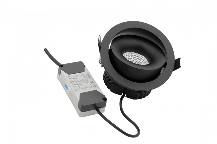 Потолочный светильник черный  DL-FS-1006-60-B-12-NW