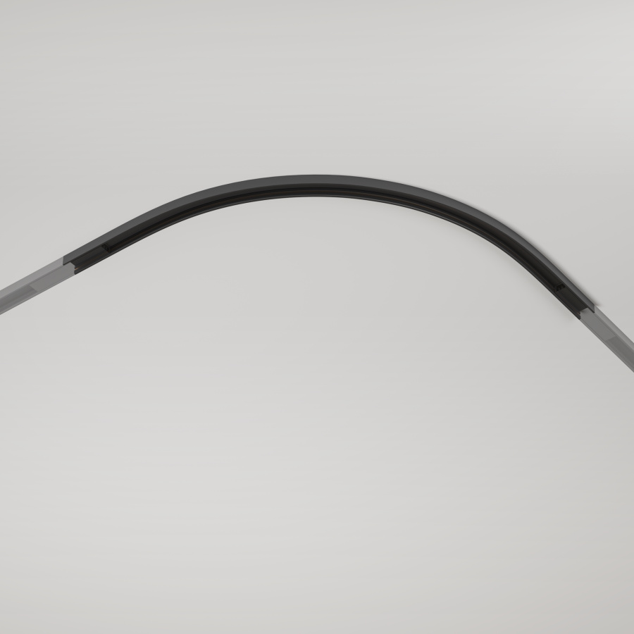 Коннектор радиусный R300 Basity, черный, для трековой системы Technical TRA172CL-R300-11B