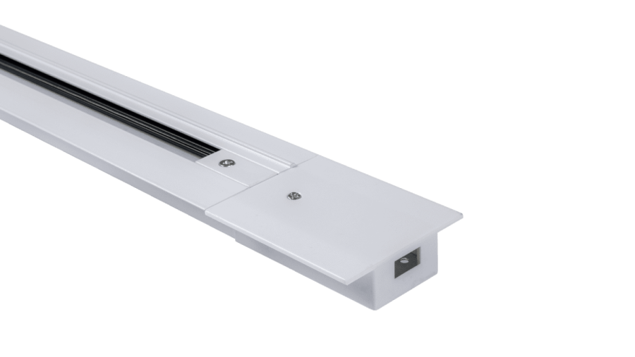 Шинопровод однофазный встраиваемый, белый