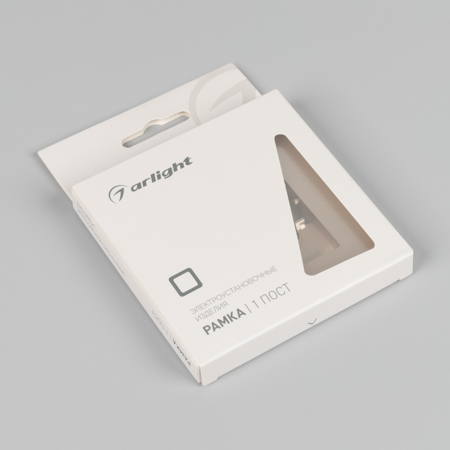 Рамка пластиковая FRM-PERIO-PL-1-GD (Arlight, -)