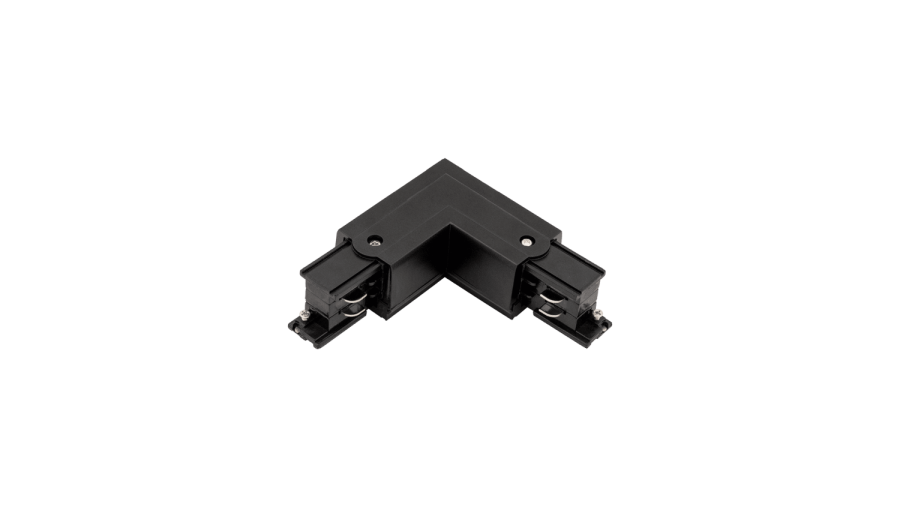 L-коннектор для трехфазного трека, левый, черный