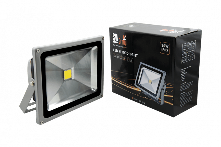 Прожектор светодиодный COB, FL-COB-30-CW