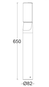 Наземный светильник W1886-650 Gr
