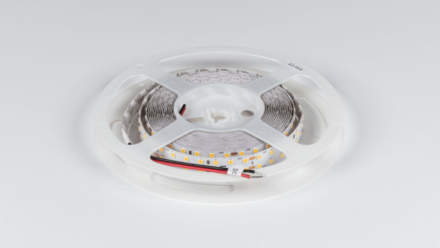 Лента светодиодная Lumker LK2H, 196 LED/м, 18 Вт/м, 24В, IP33, Теплый белый (3000K)