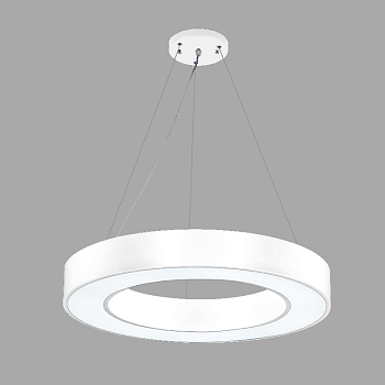 Светильник кольцевой светодиодный подвесной HB0306  LED SMD 48W 3CCT цвет: белый