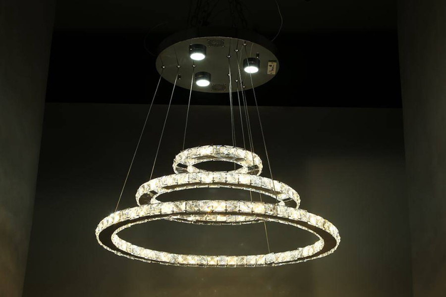 Люстра светодиодная хрустальная DW-8746