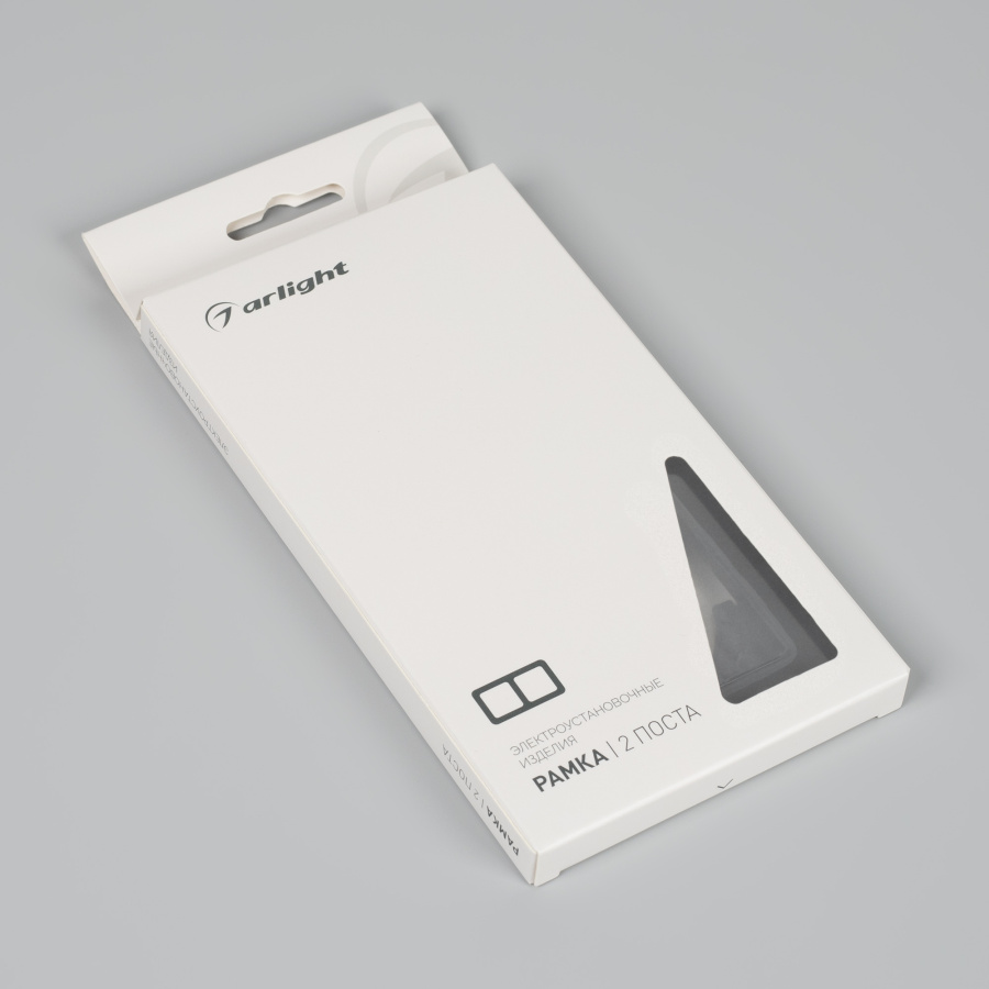 Рамка стеклянная FRM-OMALI-GS-2-BK (Arlight, -)