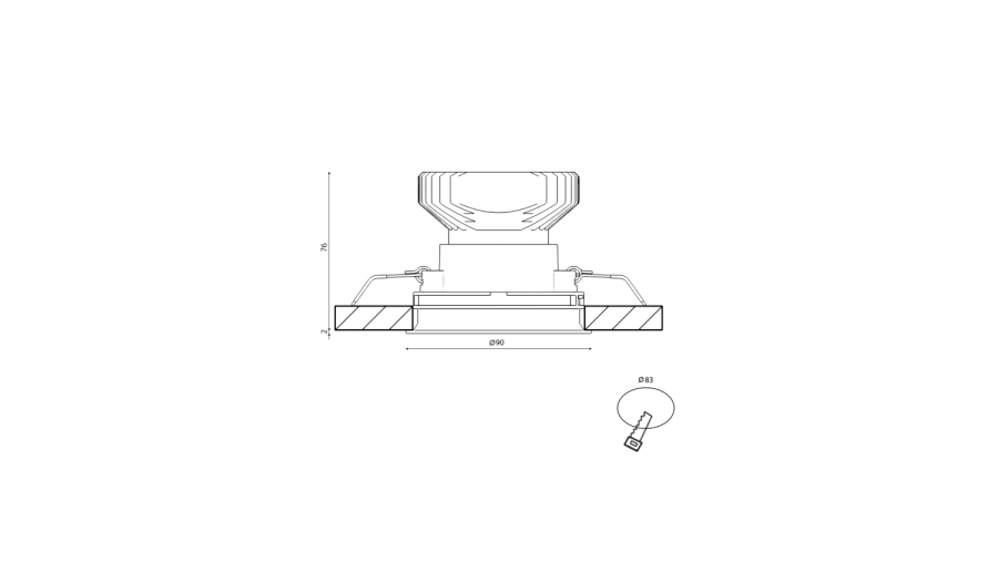 Корпус светильника COMBO-32, COMBO-32-WH