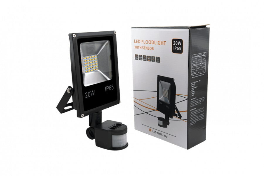 Прожектор светодиодный SMD, FL-SMD-20-WW-S