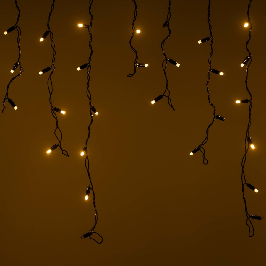 Светодиодная гирлянда ARD-EDGE-CLASSIC-2400x600-BLACK-88LED-FLASH Warm/Warm (230V, 6W) (Ardecoled, IP65)