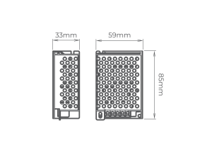 Блоки питания сетка, 40 W, 24V, S-40-24