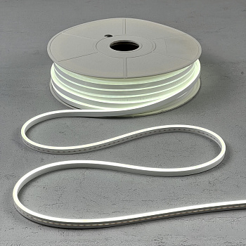 Односторонний Гибкий Неон 8х16мм Белый 24В, IP65