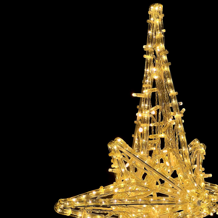 Макушка "Роза Ветров" 75 см, Тепло-Белая, 220В