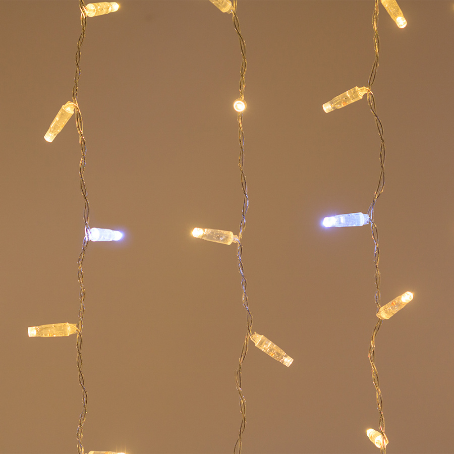 Светодиодная гирлянда ARD-CURTAIN-CLASSIC-2000x1500-CLEAR-360LED-BLINK Warm-White (230V, 60W) (Ardecoled, IP65)