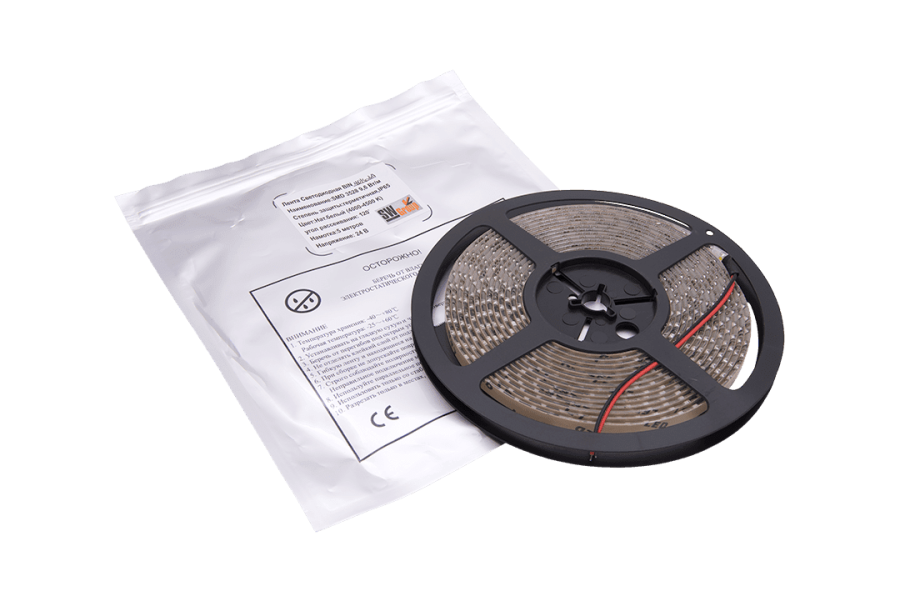 Лента светодиодная SWG SWG3120, 24В, IP65, нейтральный белый