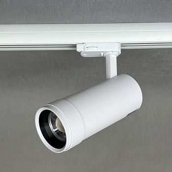 Трековый светильник на трехфазный шинопровод, TR7430 LED 30W 2700К белый
