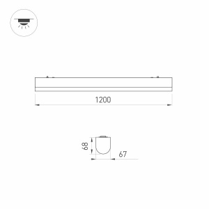 Светильник ALT-LARGO-1200-30W Day4000 (WH, 120 deg, 230V) (Arlight, IP65 Пластик, 5 лет)