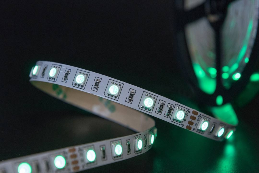 Лента светодиодная SWG SWG560, 14,4 Вт/м, 24В, IP20, RGB