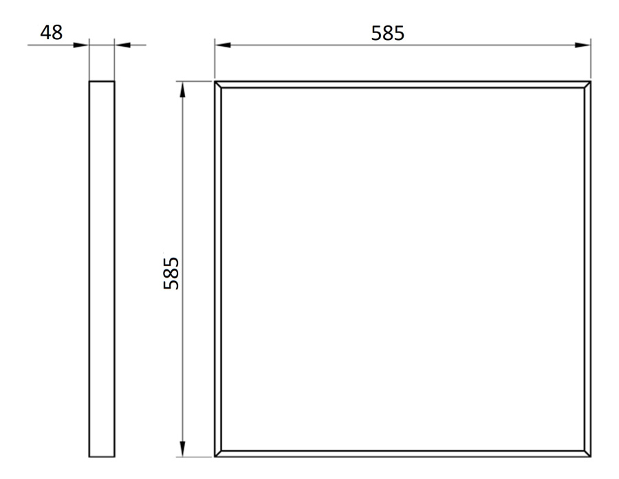 Светильник GL-GRILYATO EVEN 80 IP54 SV ECO