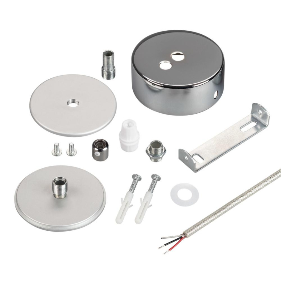 Подвес токопроводящий ARL-SL-ROUND-D70-360deg вертикальный (Arlight, провод 2x0.5)