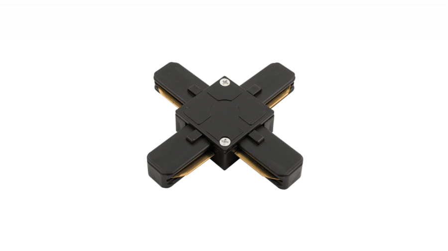 X-Коннектор для однофазного накладного трека, черный