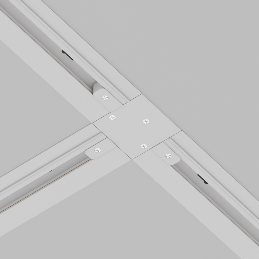 Коннектор Т-образный Unity встраиваемый белый для встраиваемой трековой системы Technical TRA002CT-11W