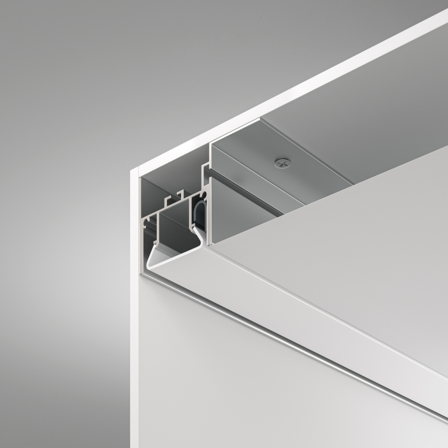 Алюминиевый профиль для натяжного потолка 52x35 для светодиодной ленты Led Strip ALM012S-2M