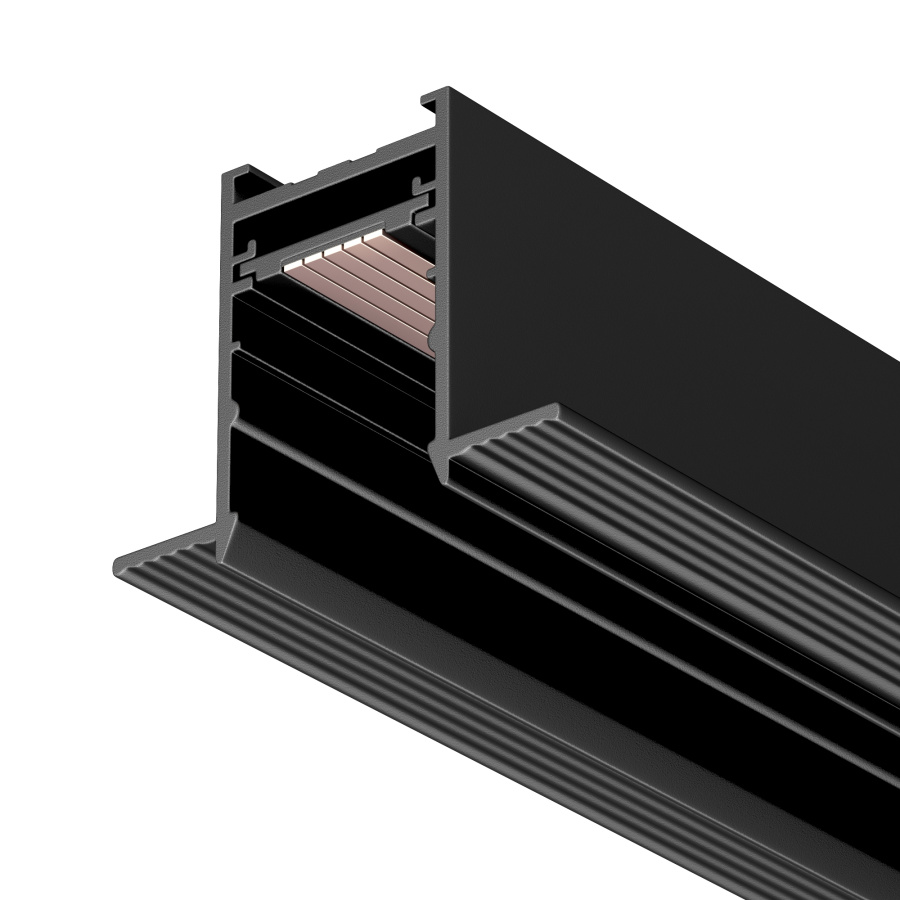 Трек встраиваемый MAG-TRACK-2538-F-2000 (BK, 5LN) (Arlight, IP20 Металл, 5 лет)