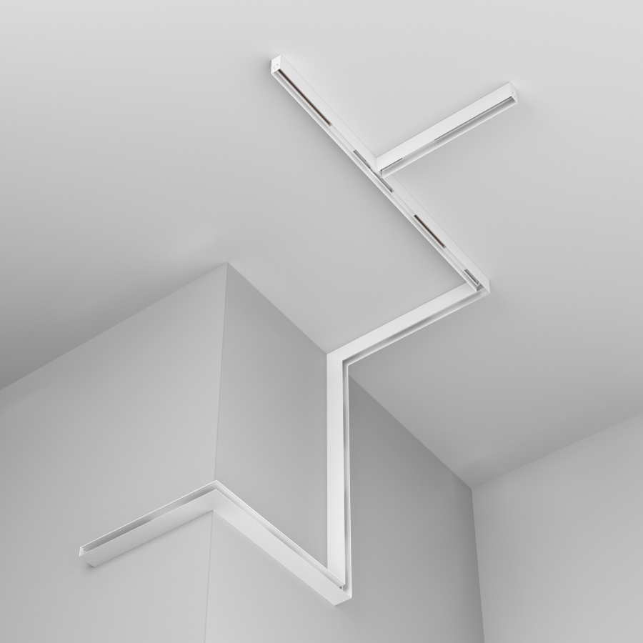 Заглушка торцевая 2 шт. Exility накладной белый для накладной трековой системы Technical TRA034EC-41W