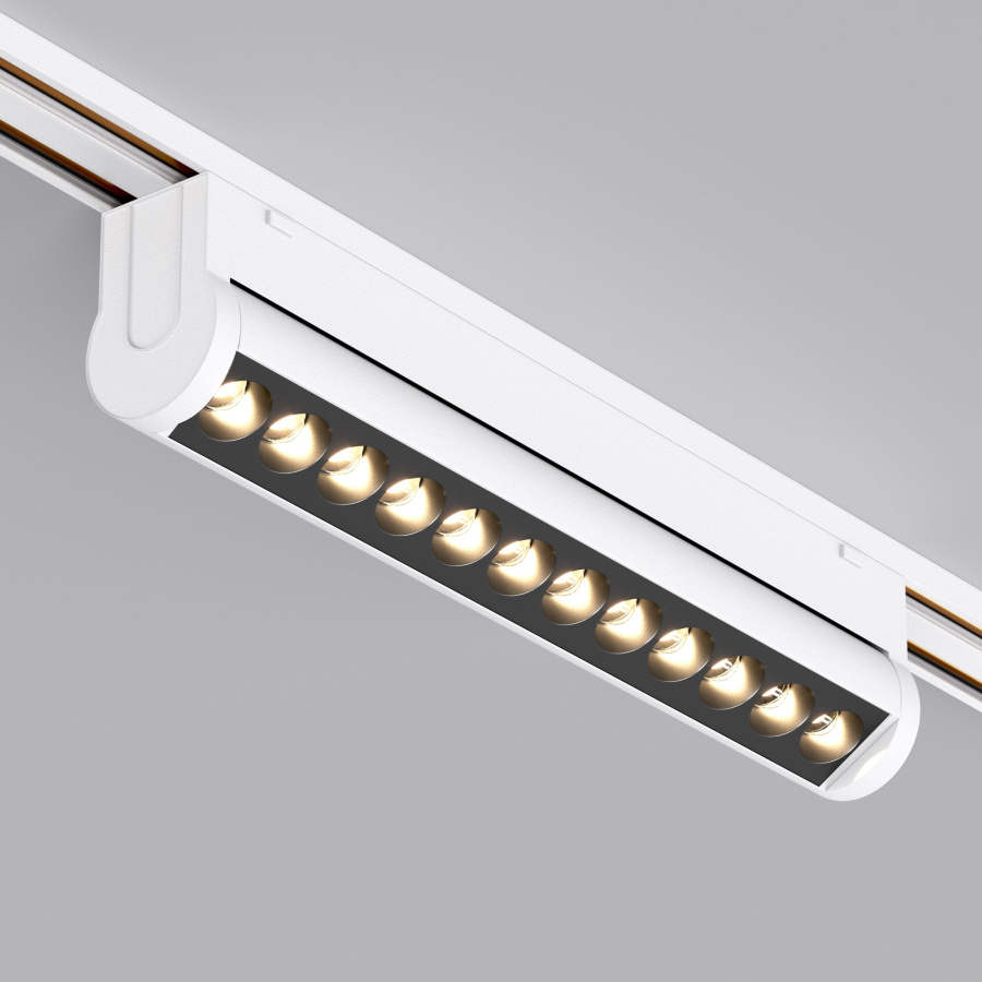 Светильник MAG-VIBE-LASER-TURN-L209-12W Warm3000 (WH, 24 deg, 48V) (Arlight, IP20 Металл, 5 лет)