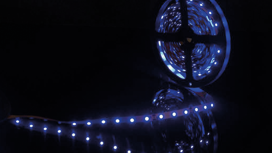 Лента светодиодная SWG SWG360, со скотчем 3М, IP20, синий