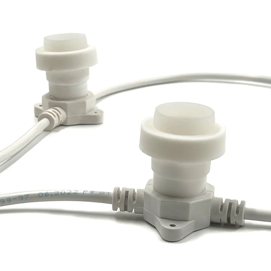 Белт-Лайт LTC 50м, Провод Белый Каучук, Шаг 40 см, 125  Патронов, IP65