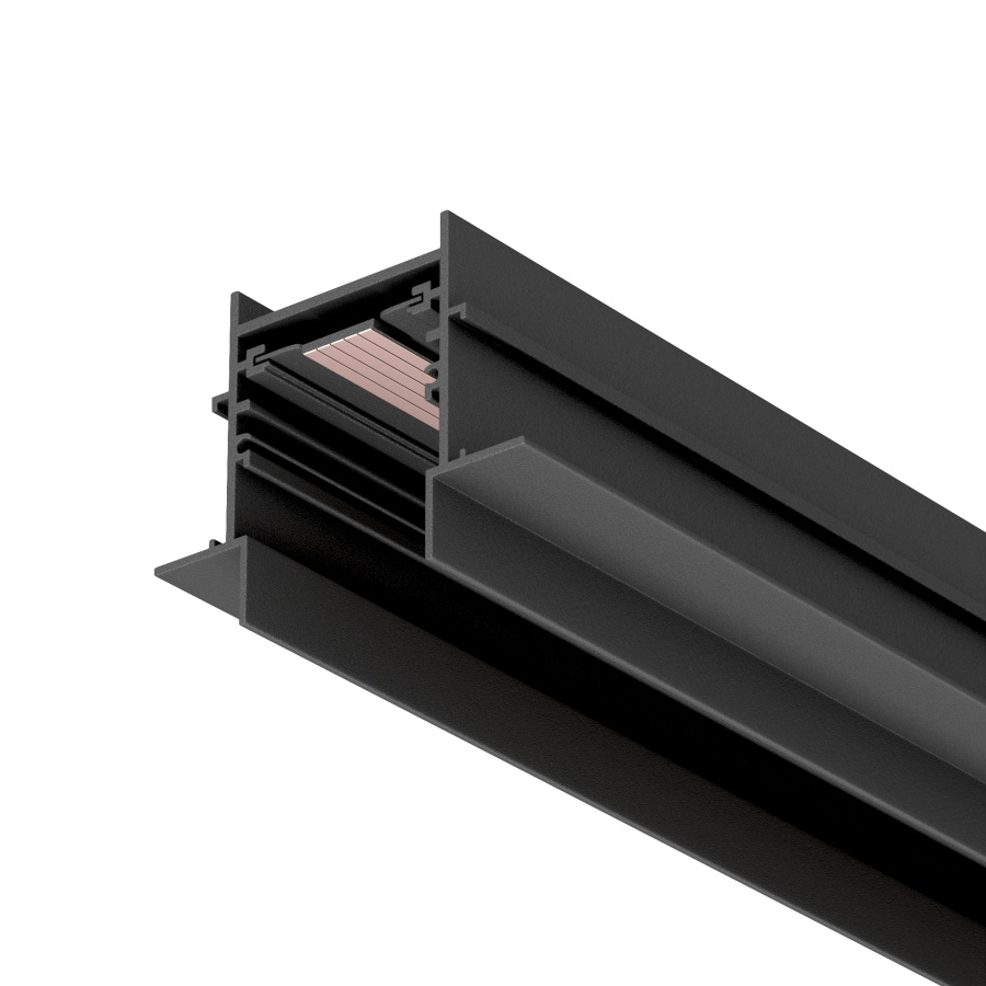 Трек встраиваемый MAG-TRACK-4560-FDW-2000 (BK, 5LN) (Arlight, IP20 Металл, 5 лет)