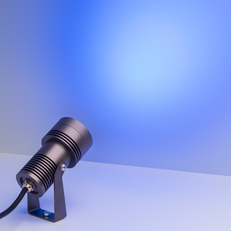 Светильник KT-RAY-COLOR-R61-12W RGB-Warm3000 (DG, 36 deg, 12V) (Arlight, IP67 Металл, 3 года)