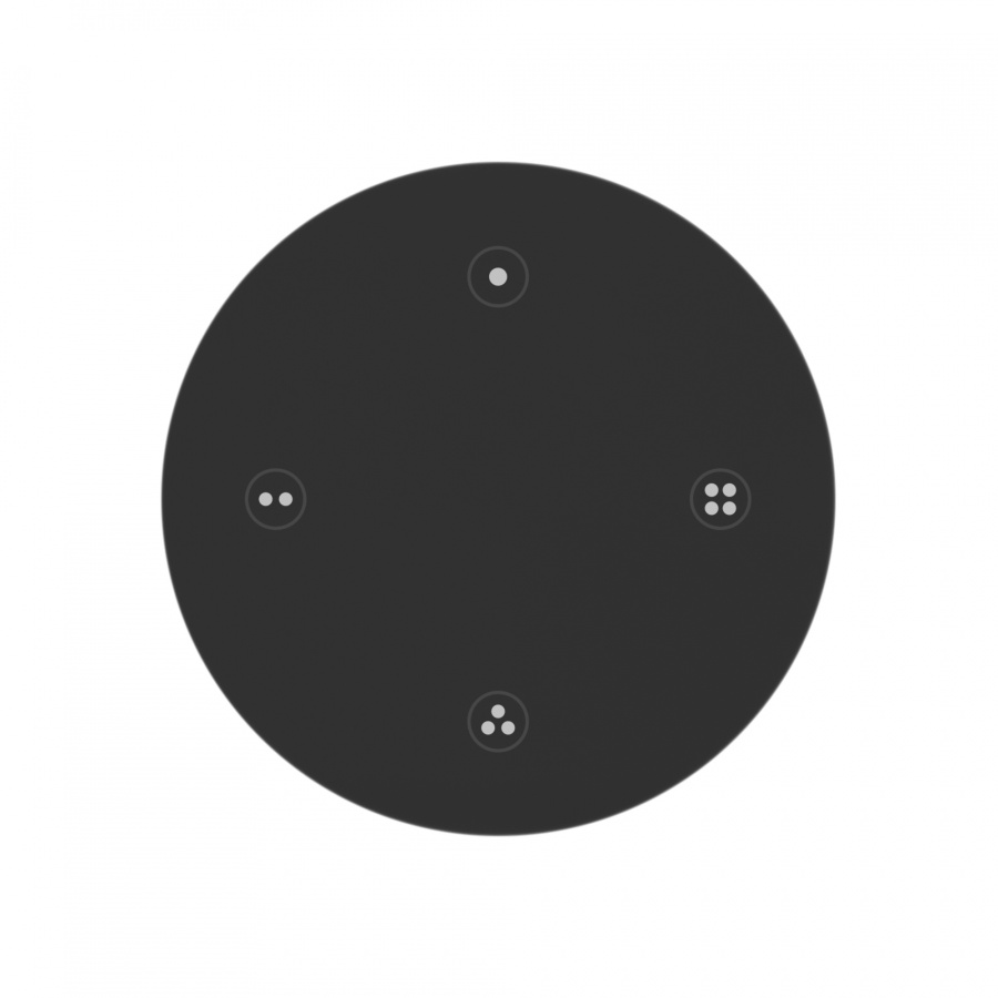 INTELLIGENT ARLIGHT Пульт SMART-801-22-4G-4SC-SH Black (3V, Magnet, 2.4G) (IARL, IP20 Пластик, 5 лет)